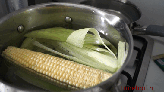 peel the corn
