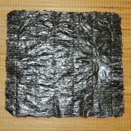 how to cook seaweed on a bamboo napkin