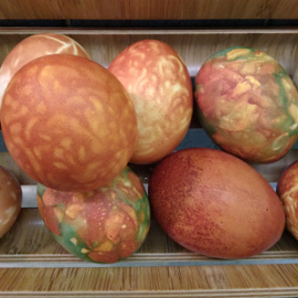 ready-made marble eggs