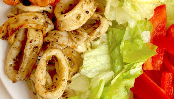 calamars en salade