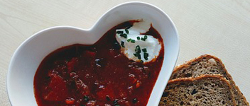 carne de porco para borscht