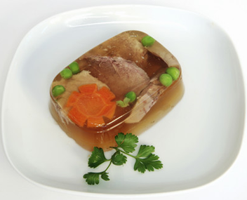 how much to cook aspic from the tongue