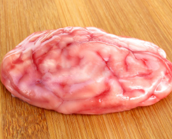 how much to cook pork brains