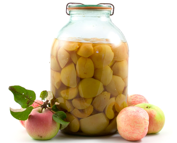 jar of apple compote