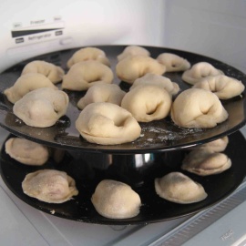 freezing homemade dumplings