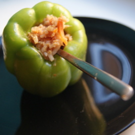 stuffing pepper