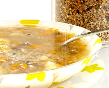how much to cook buckwheat soup