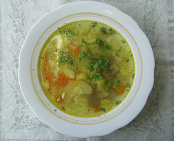 how much to cook zucchini and cabbage soup