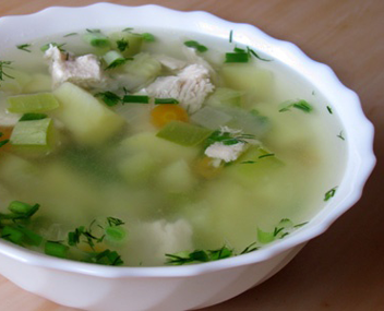 how much to cook chicken soup