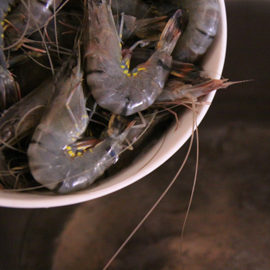 how to cook put tiger prawns in water