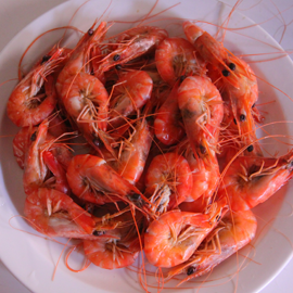 how to cook boiled tiger prawns